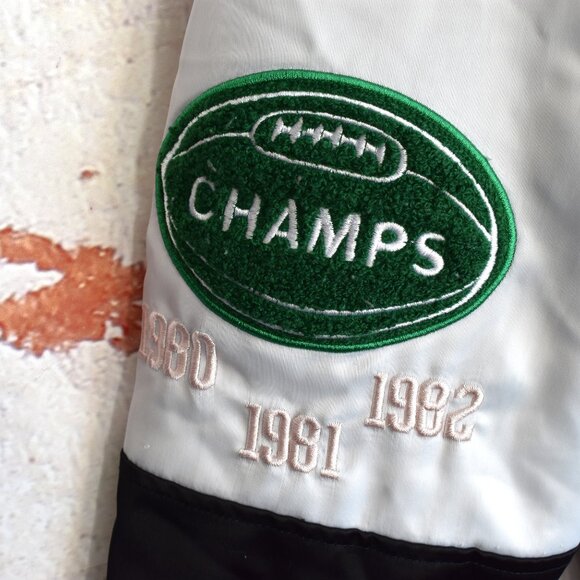 Unisex Pacsun Athletics Varsity Bomber Jacket Embroidered Streetwear XS/S Black - Picture 7 of 13